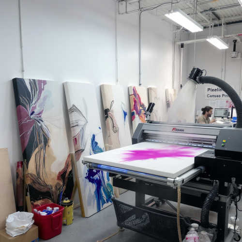 Pixelim Print On Canvas